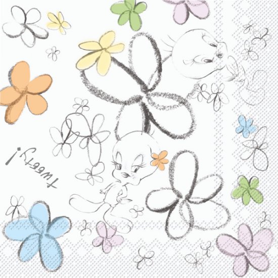 Tweety Flower - 20 Napkins