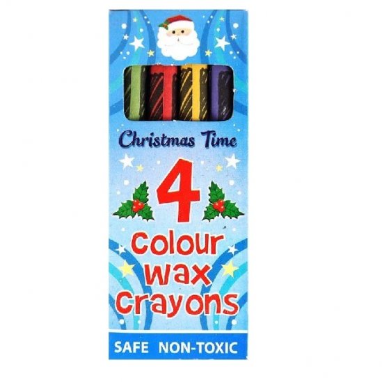 Crayons Christmas Set 4pcs