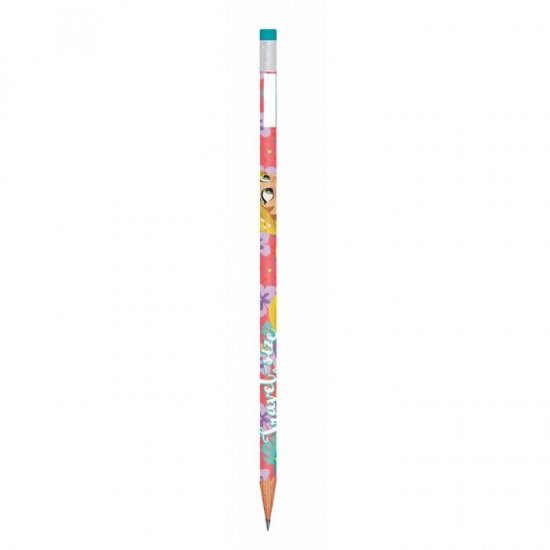 Pencil with Eraser Tangled (1pc)