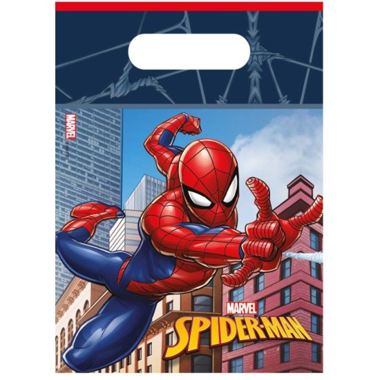 6 Party Bags Spiderman