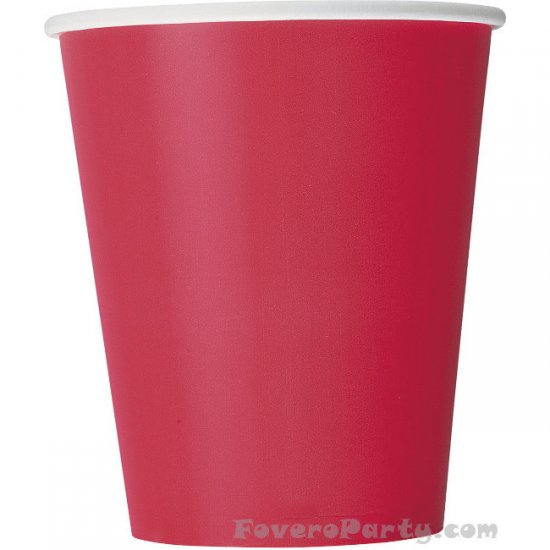 14 Paper Cups Red 260ml