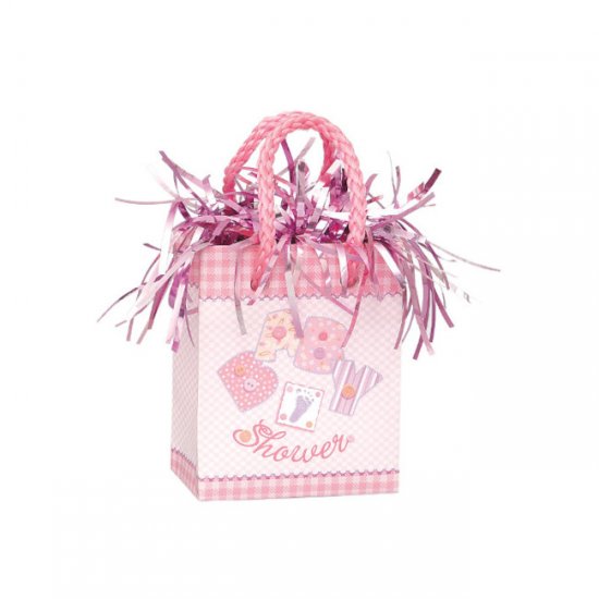 Ballon Weight \"Baby Shower\" Gift Bag Pink