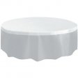 Clear Plastic Tablecover Round 213cm