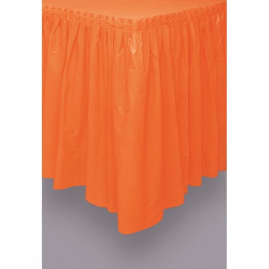 Orange Tableskirt 73cm X 426cm