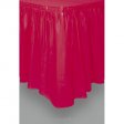 Red Tableskirt 73cm X 426cm