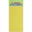 12 Paper Party Bags Yellow