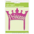 Plastic Cake Top Princess Crown 9cm