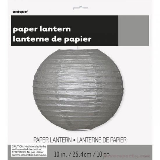 Paper Lantern silver 25.4cm