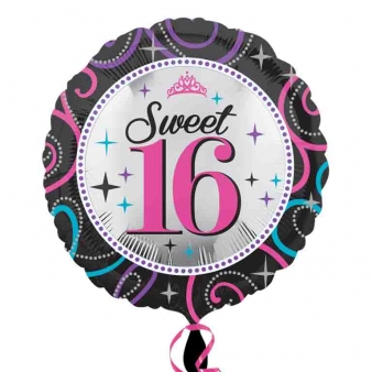 Foil Balloon Sweet Sixteen