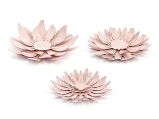 Διακοσμητικά Λουλούδια Ροζ (3τεμ.)DIY