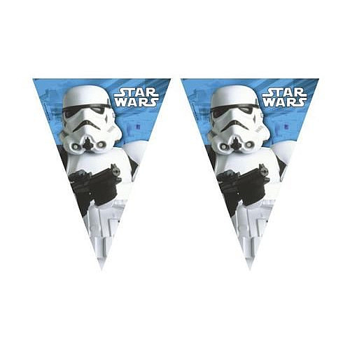 Plastic Flag Banner Star Wars