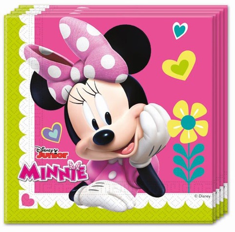 20 Napkins Minnie Mouse Clubhouse 33X33cm