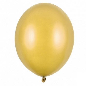 10 Balloons Pearlized Gold 30cm