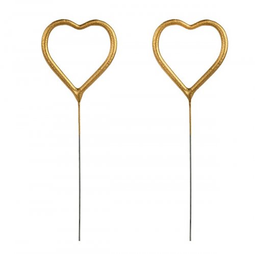 Sparklers Heart Gold 16cm (2pcs) Sparklers Heart Gold 16cm (2pcs)