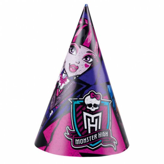 6 Party Hats Monster High