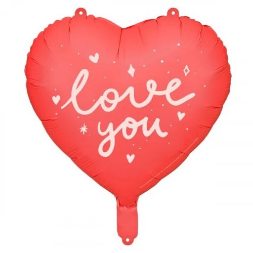 Foil balloon Heart ''I love you'', 45 cm Foil balloon Heart ''I love you'', 45 cm