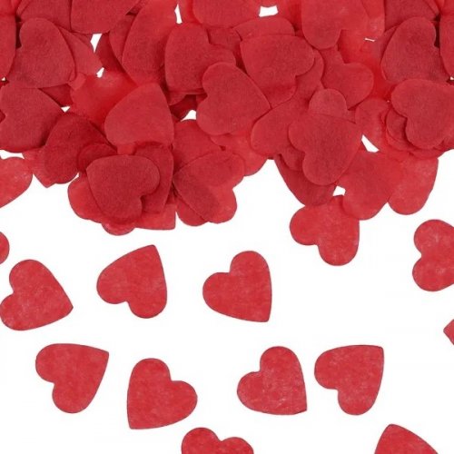 Confetti Hearts, 1,6x1,6 cm, Red, 15g Confetti Hearts, 1,6x1,6 cm, Red, 15g
