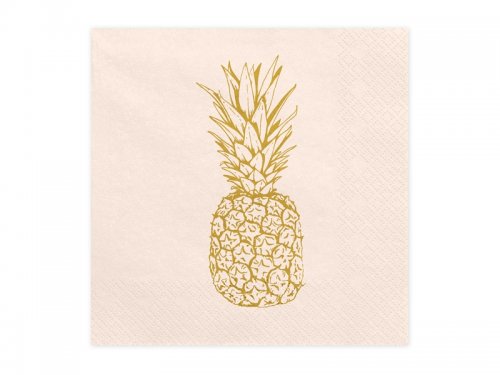20 Napkins Pineapple 33x33cm 20 Napkins Pineapple 33x33cm
