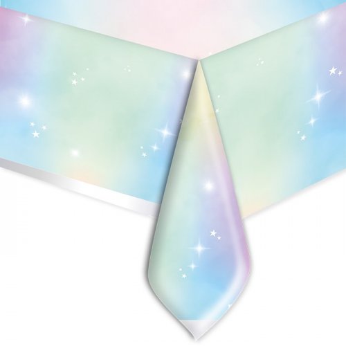 Plastic Tablecover Soft Rainbow 120x180cm Plastic Tablecover Soft Rainbow 120x180cm
