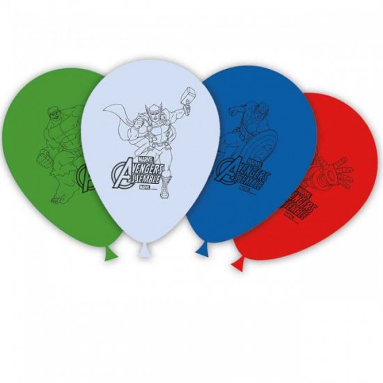 Latex Balloons Avengers 27cm (8pcs)