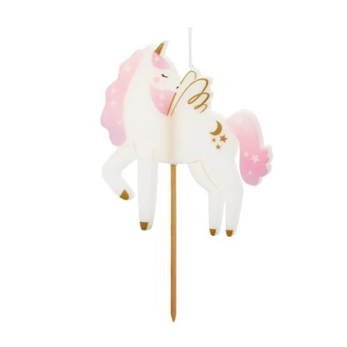 Unicorn Birthday Candle Unicorn Birthday Candle