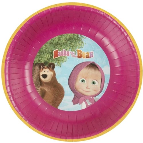 8 Paper Bowls Masha & The Bear 8 Paper Bowls Masha & The Bear