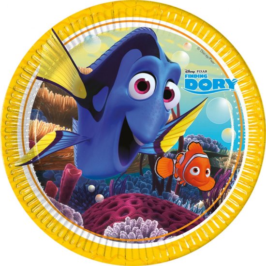 8 Plates Finding Dory 23cm