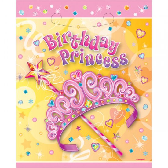 8 Lootbags Birthday Princess