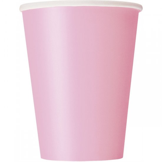 14 Paper Cups Pink 260ml