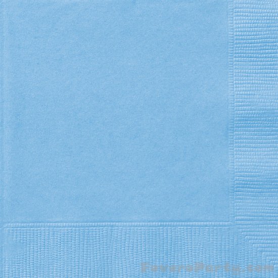 20 Napkins Light Blue 33X33cm