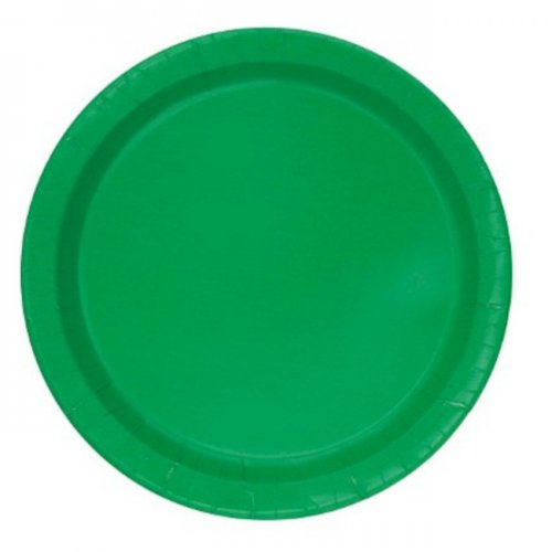 20 Paper Plates Green 17cm 20 Paper Plates Green 17cm