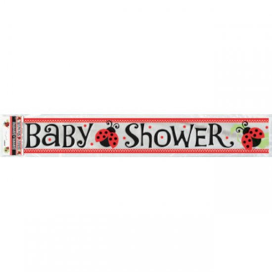 Banner Baby Shower Ladybugs 3.65m