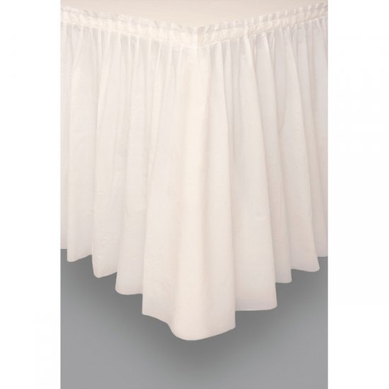 Ivory Tableskirt 73cm X 426cm