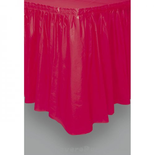 Red Tableskirt 73cm X 426cm Red Tableskirt 73cm X 426cm