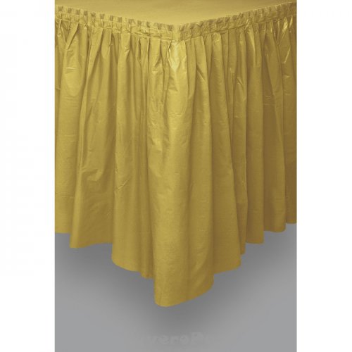 Gold Tableskirt 73cm X 426cm Gold Tableskirt 73cm X 426cm