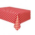 Red Dots tablecover 134cmX274cm