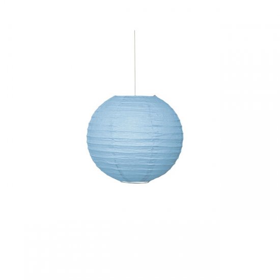 Paper Lantern Light Blue 25.4cm