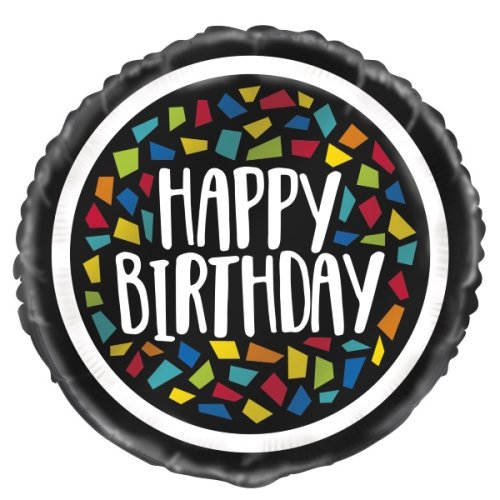 Foil Balloon Happy Birthday 45cm Foil Balloon Happy Birthday 45cm