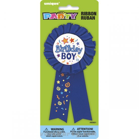 Award Ribbon Birthday Boy