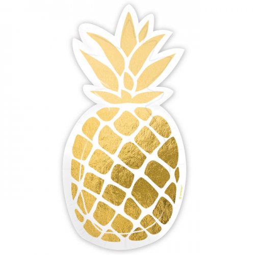 8 Plates Pineapple 18cm 8 Plates Pineapple 18cm