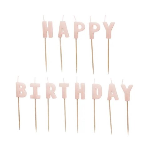 Candles Happy Birthday Pink Candles Happy Birthday Pink