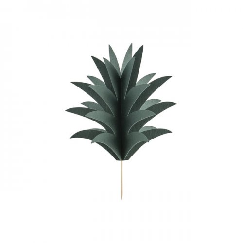 6 Cupcake toppers Pineapple 16cm 6 Cupcake toppers Pineapple 16cm