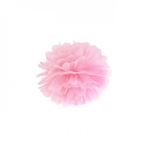 1 Decorative Puff Ball Pink 25cm 1 Decorative Puff Ball Pink 25cm