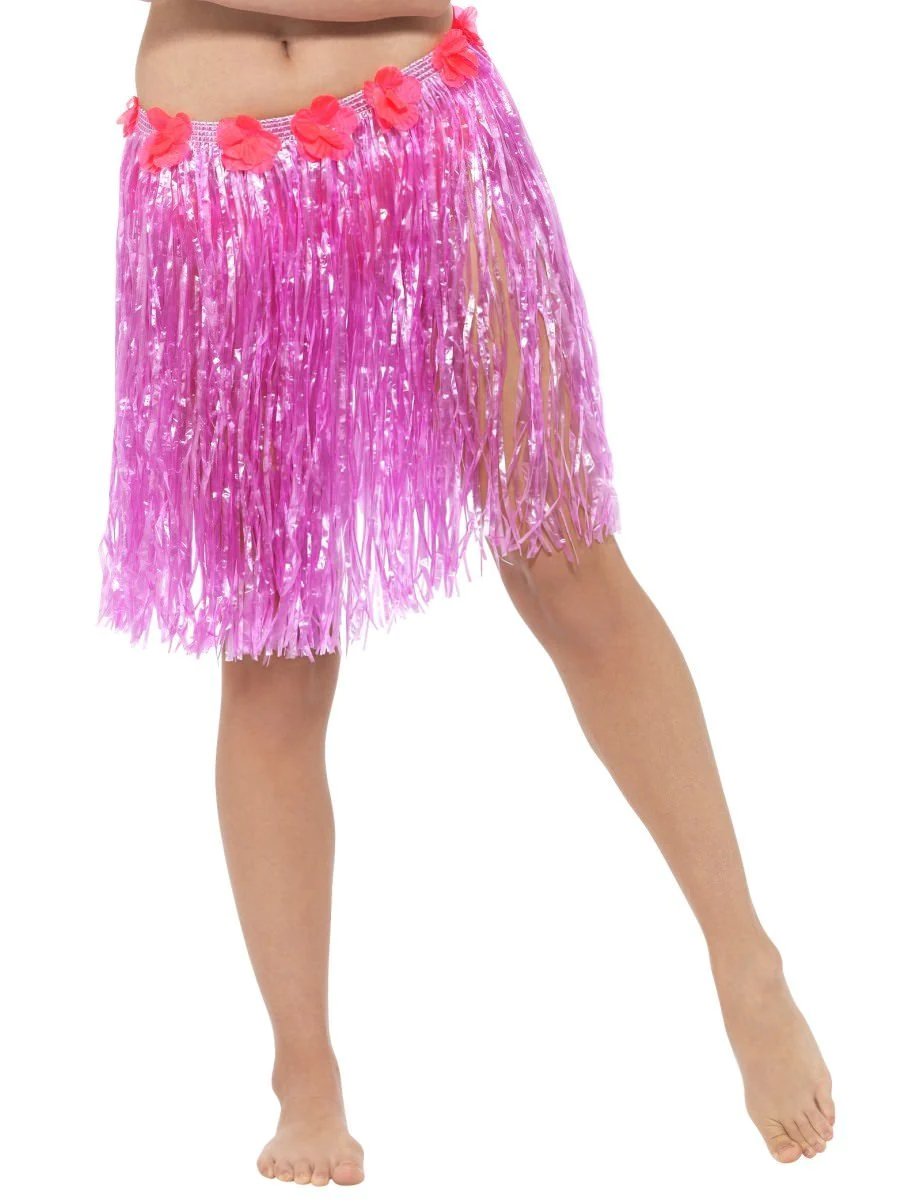 Hawaiian Hula Skirt, pink Hawaiian Hula Skirt, pink