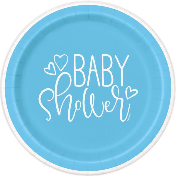 Blue Hearts Baby Shower